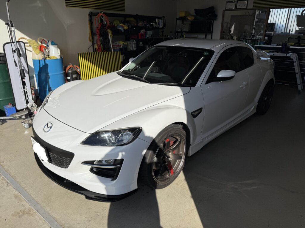 RX8のデントリペア