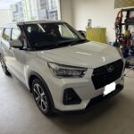 スバルレックスのドアのヘコミをデントリペア