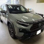トヨタRAV4ドアパンチによるリヤドアのヘコミをデントリペアで修理