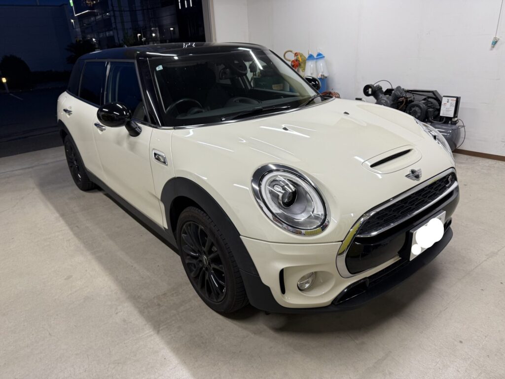 MINIクラブマンドアのヘコミをデントリペア