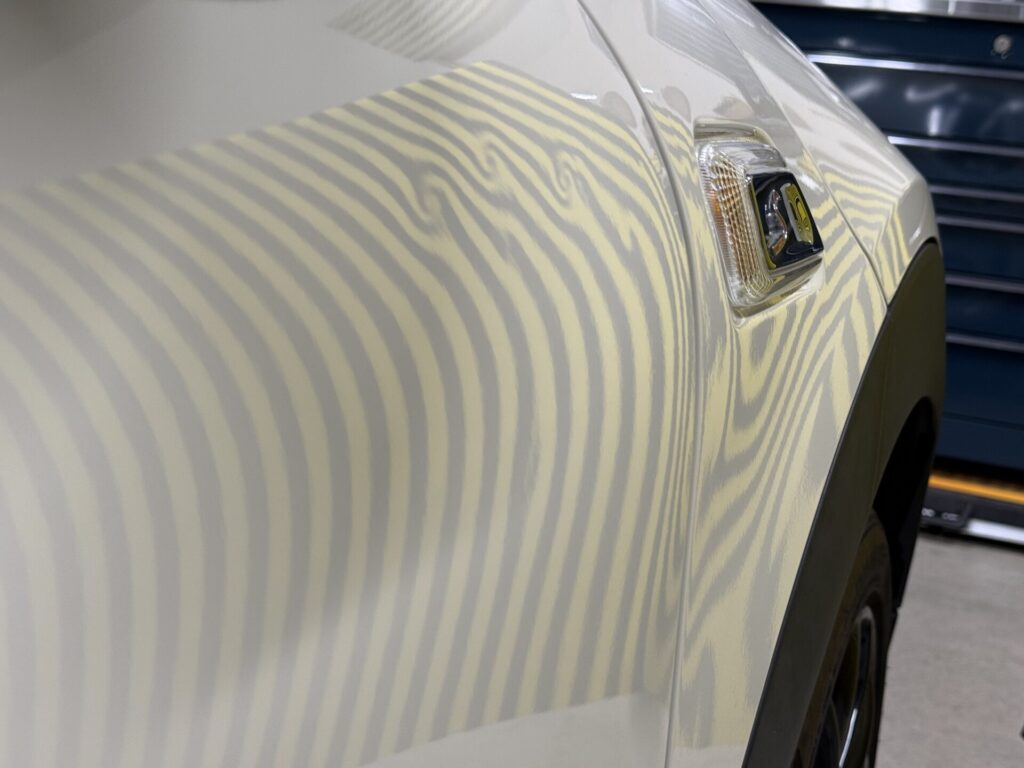 MINIクラブマンドアのヘコミをデントリペア