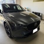 CX5フロントフェンダーのヘコミをデントリペアで修理
