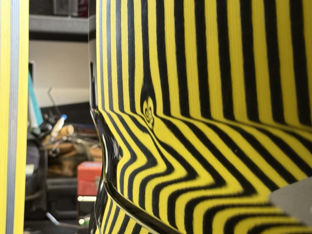 オデッセイのバックドアのヘコミをデントリペア