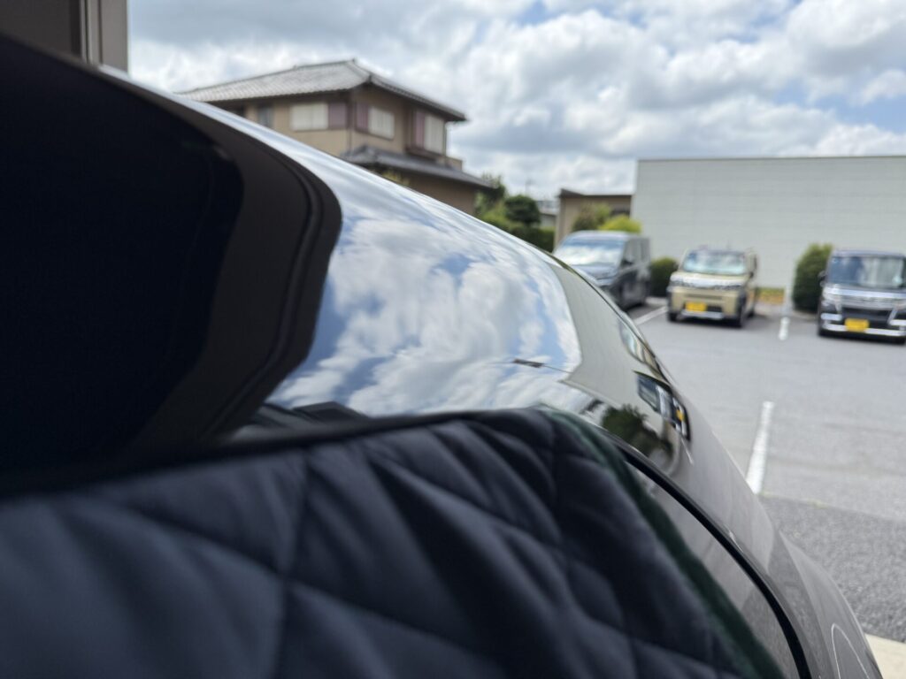 ホンダZRVﾙｰﾌｻｲﾄﾞのヘコミをデントリペア