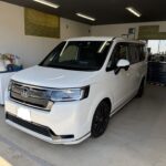 ステップワゴンのクオーターパネルのヘコミをデントリペア