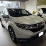 ホンダCR-Vルーフサイドのヘコミをデントリペアで修理