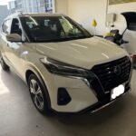 日産キックスのドアパンチのヘコミをデントリペア