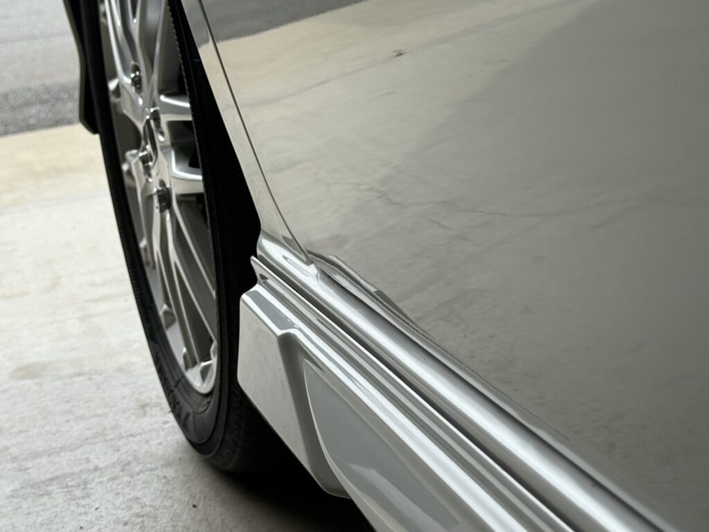 NBOXスライドドアのヘコミをデントリペア