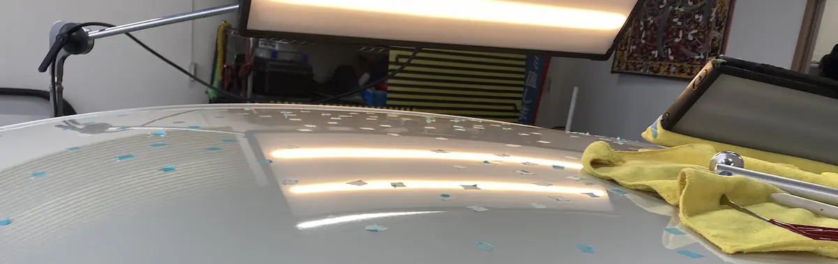 デントリペアの雹害車修理