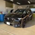 CX80クオーターパネルのヘコミをデントリペア