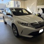 ハリアーの助手席ドアのヘコミをデントリペア