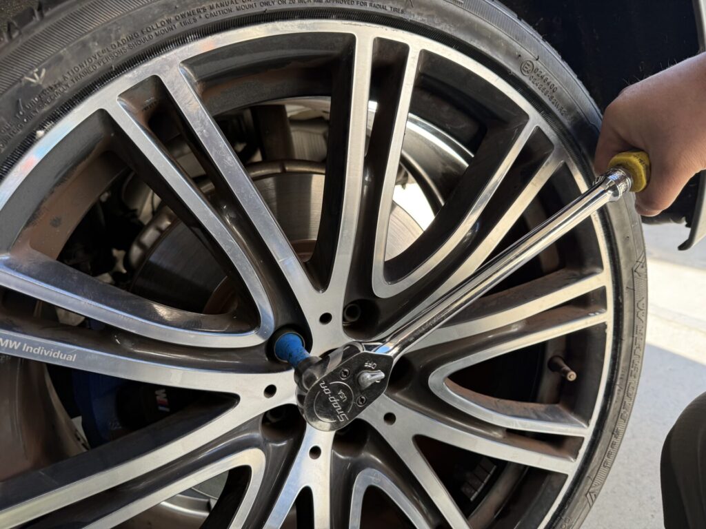 BMW5シリーズ持込タイヤ交換