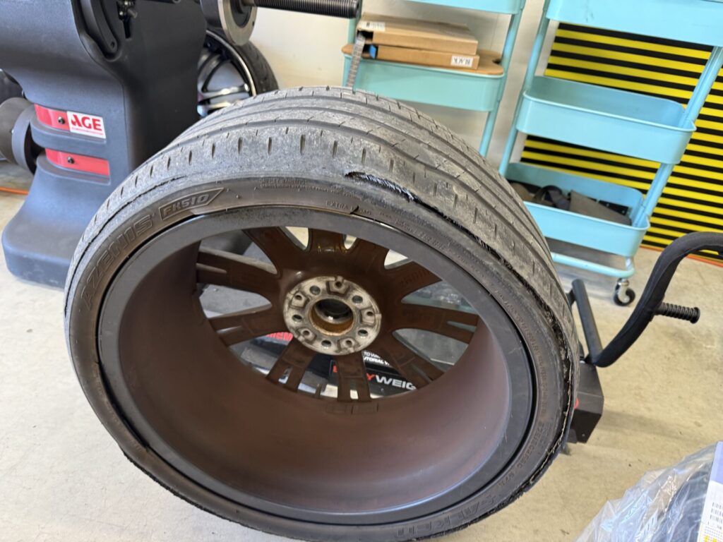 BMW5シリーズ持込タイヤ交換