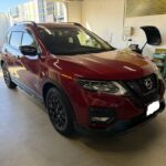 エクストレイル助手席ドアのヘコミをデントリペア