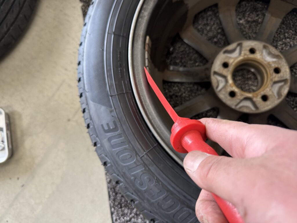 シエンタの持込タイヤ交換