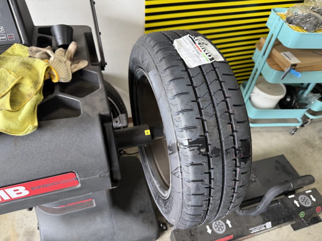 シエンタの持込タイヤ交換