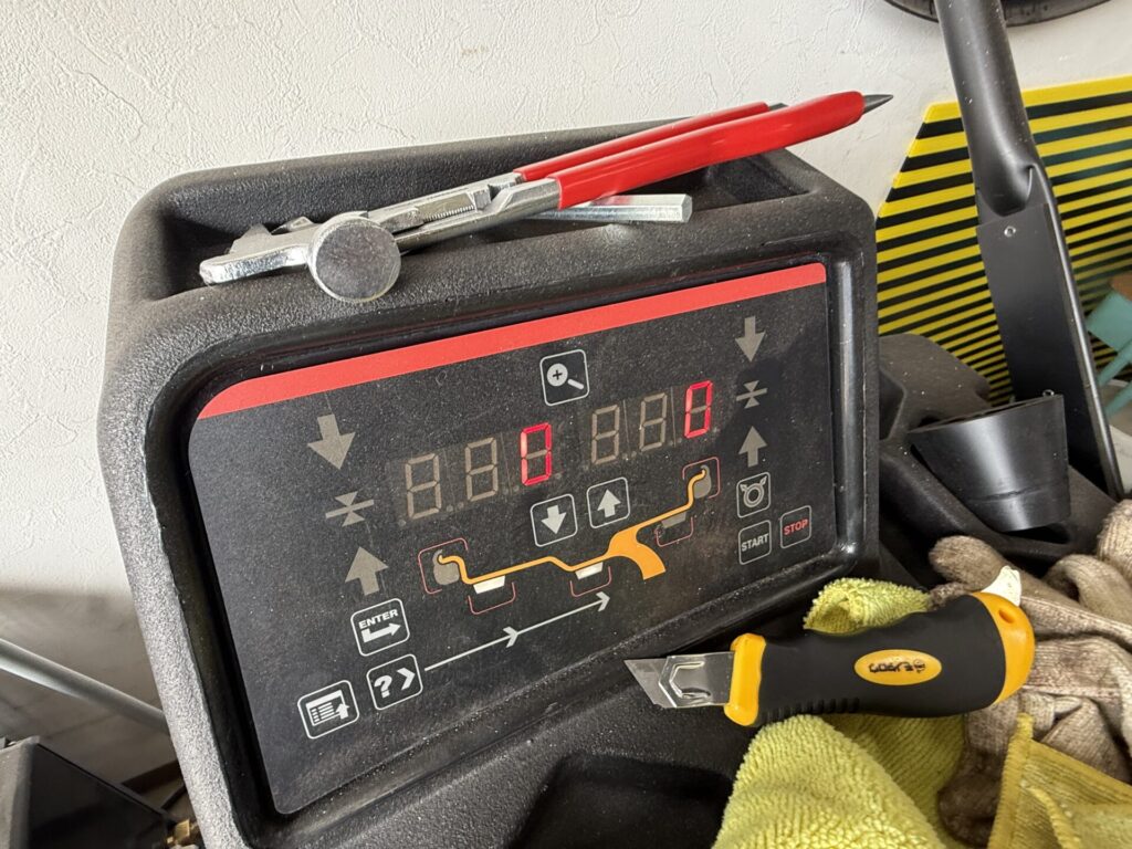 シエンタの持込タイヤ交換