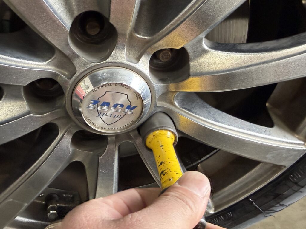 シエンタの持込タイヤ交換