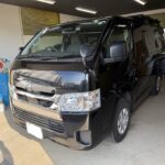 ハイエースのクオーターパネルのヘコミをデントリペア