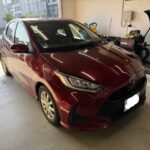 ヤリスのフロントガラスのヒビをウインドリペア