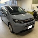 フリードの助手席ドアのヘコミをデントリペア