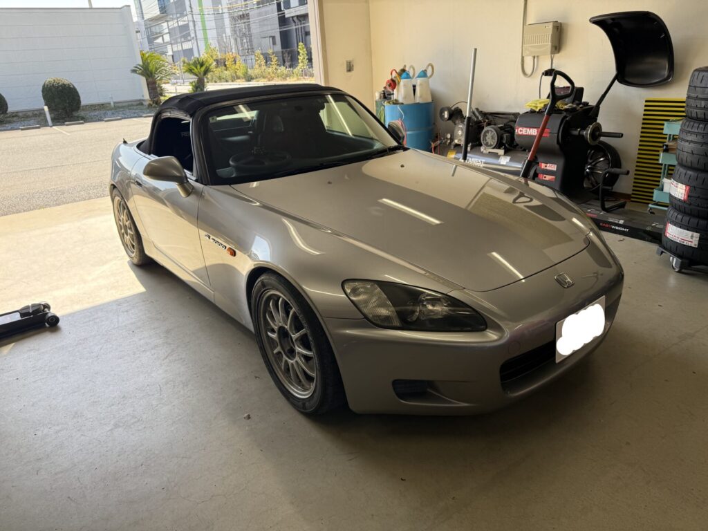 ホンダS2000の持込タイヤ交換255/40ZR17