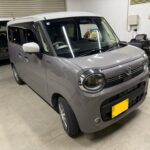 ワゴンRスマイルの助手席ドアのヘコミをデントリペア