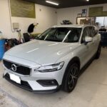 ボルボV60クオーターパネルのヘコミをデントリペア