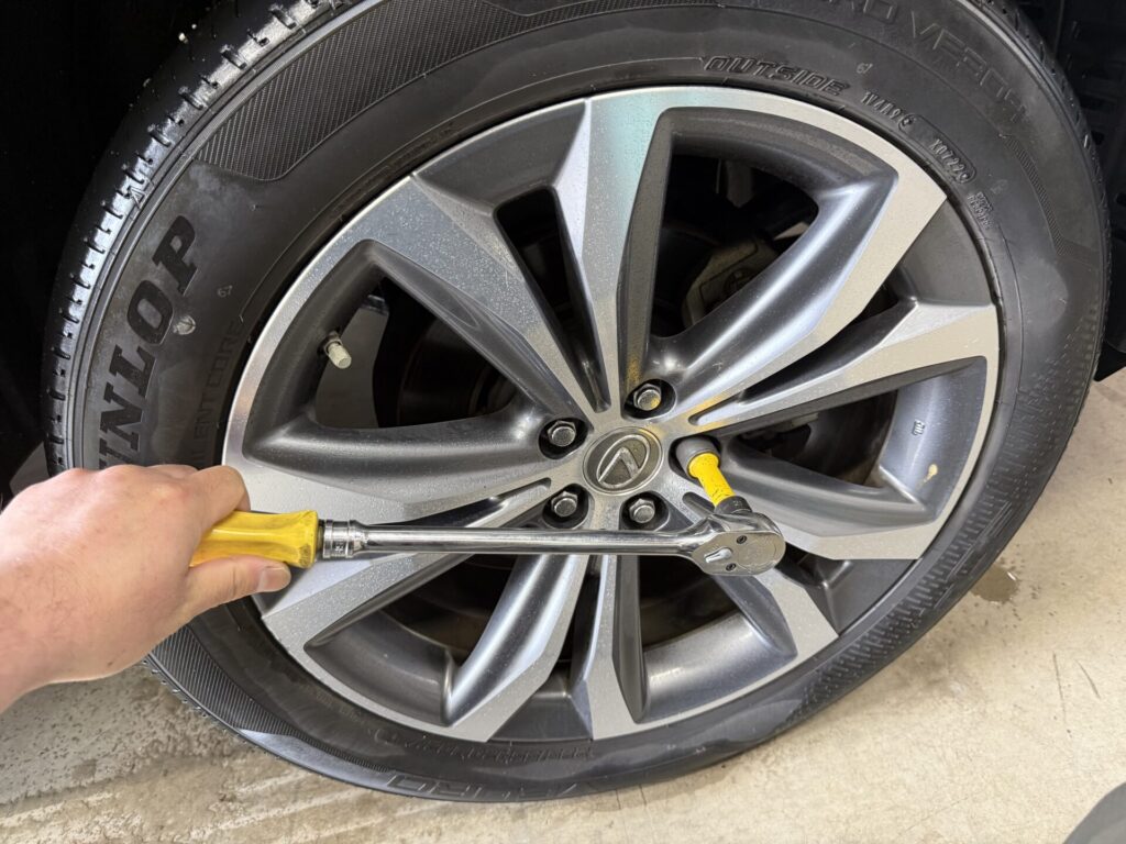 レクサスRXの持込タイヤ交換