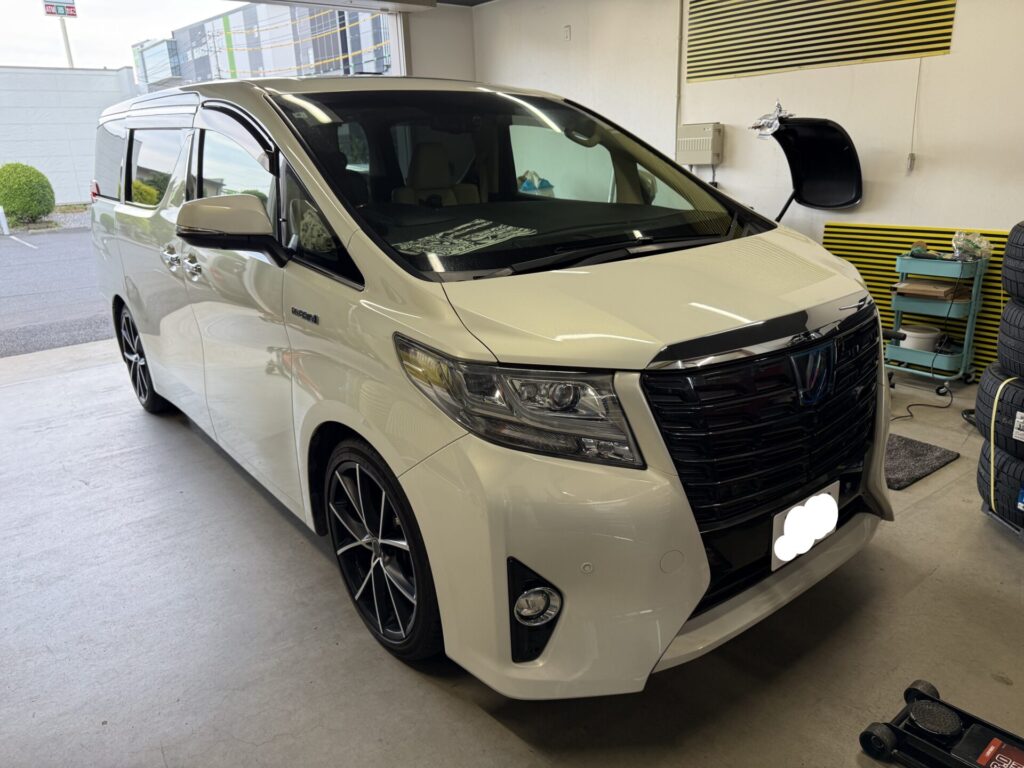 30アルファードの持込タイヤ交換245/40ZR20