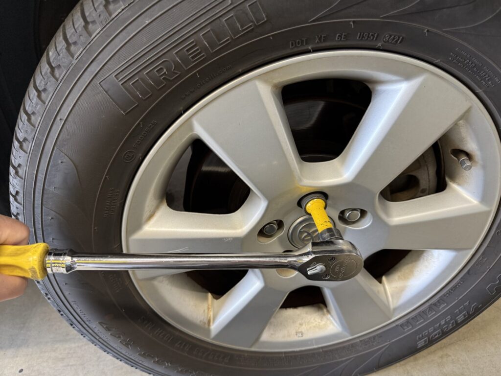 トヨタハリアーの持込タイヤ交換