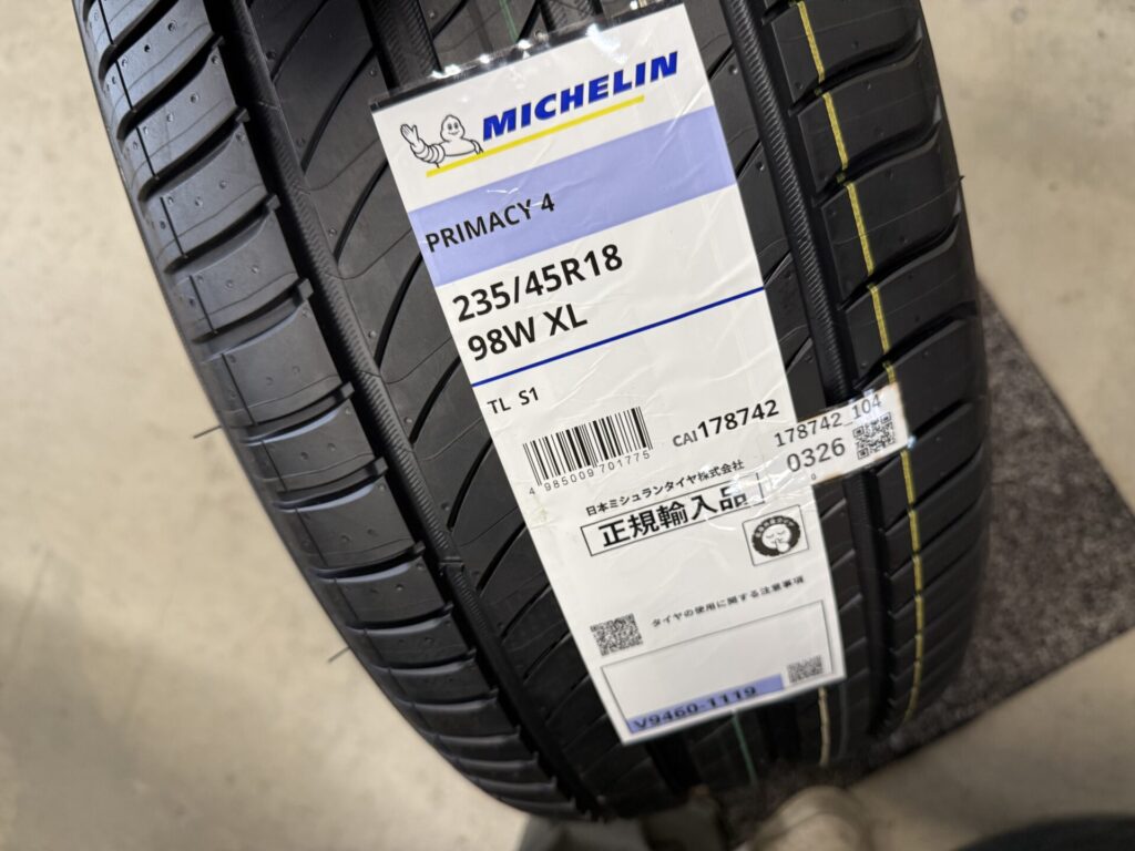 ワーゲンパサートの持込タイヤ交換