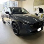 マツダCX5フロントフェンダーのヘコミをデントリペア